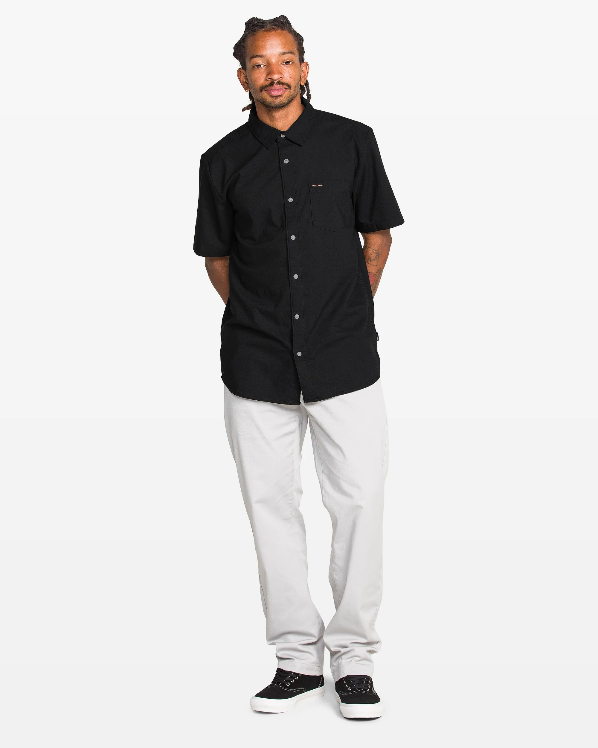 CAMISA MASCULINO VOLCOM EVERETT OXFORD II – foto 3